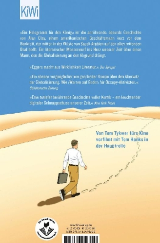 Buchcover und Innenansicht für das Buch: Ein Hologramm für den König