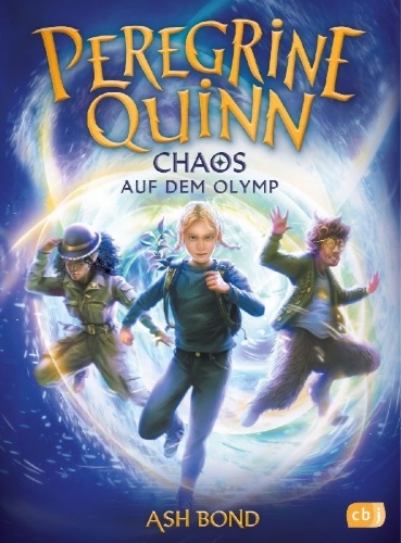 Buchcover und Innenansicht für das Buch: Peregrine Quinn and the Cosmic Realm