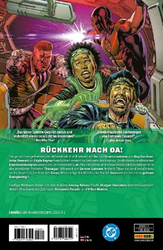 Buchcover und Innenansicht für das Buch: Green Lantern Corps 1-5