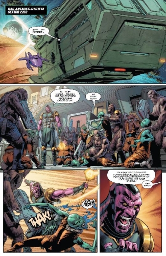 Buchcover und Innenansicht für das Buch: Green Lantern Corps 1-5