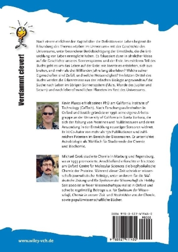 Buchcover und Innenansicht für das Buch: Astrobiologie für Einsteiger