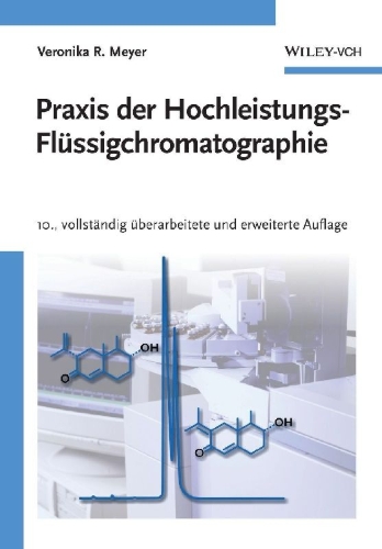 Buchcover und Innenansicht für das Buch: Praxis der Hochleistungs-Flüssigchromatographie