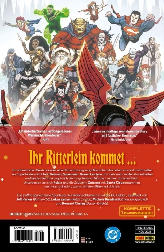 Buchcover und Innenansicht für das Buch: Batman/Santa Claus: Silent Knight Returns #1-#5
