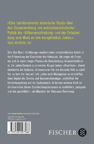 Buchcover und Innenansicht für das Buch: 'Endlösung'