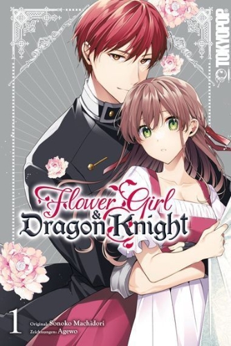 Buchcover und Innenansicht für das Buch: Flower Girl & Dragon Knight 01