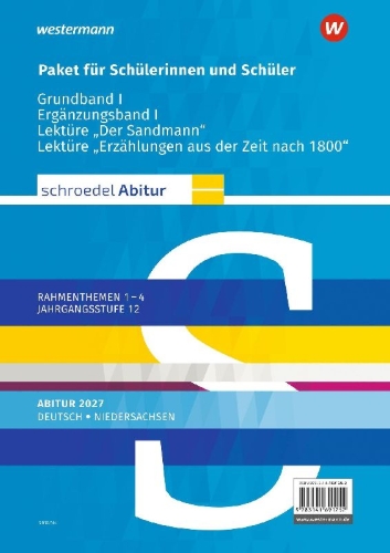 Buchcover und Innenansicht für das Buch: Schroedel Abitur - Paket für Schülerinnen und Schüler I. Für Niedersachsen zum Abitur 2027