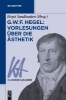 Buchcover und Innenansicht für das Buch: G. W. F. Hegel: Vorlesungen über die Ästhetik