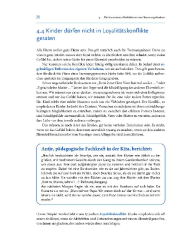 Buchcover und Innenansicht für das Buch: Trennungskinder begleiten