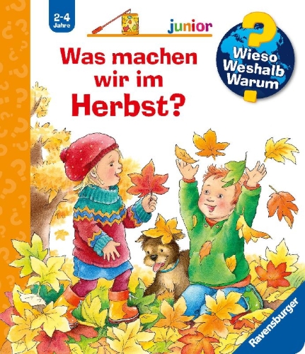 Buchcover und Innenansicht für das Buch: Wieso? Weshalb? Warum? junior, Band 61: Was machen wir im Herbst?