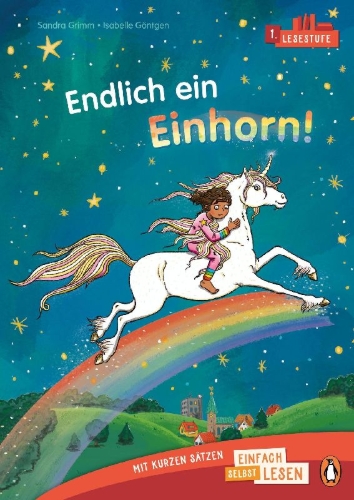 Buchcover und Innenansicht für das Buch: Endlich ein Einhorn!