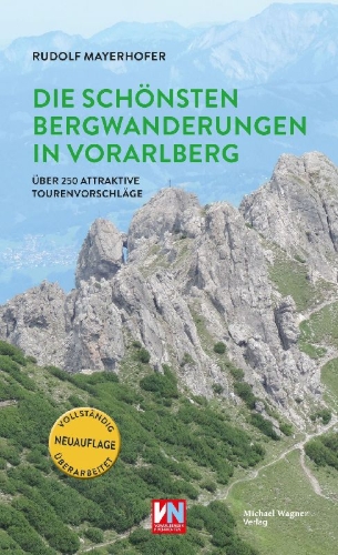 Buchcover und Innenansicht für das Buch: Die schönsten Bergwanderungen in Vorarlberg