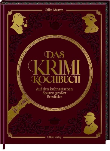 Buchcover und Innenansicht für das Buch: Das Krimikochbuch