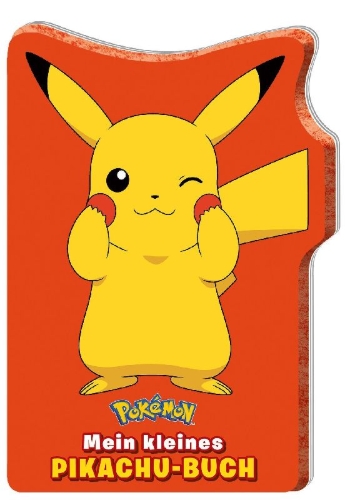 Buchcover und Innenansicht für das Buch: Pokémon: Mein kleines Pikachu-Buch