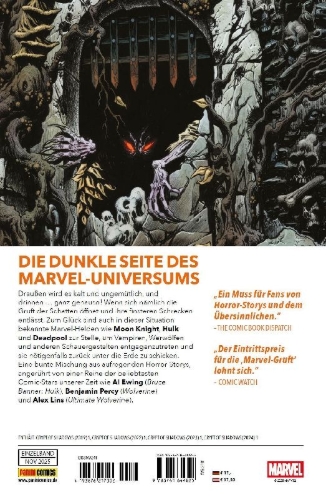 Buchcover und Innenansicht für das Buch: Crypt of Shadows (2019) 1, Crypt of Shadows (2022) 1, Crypt of Shadows (2023) 1, Crypt of Shadows (2024) 1