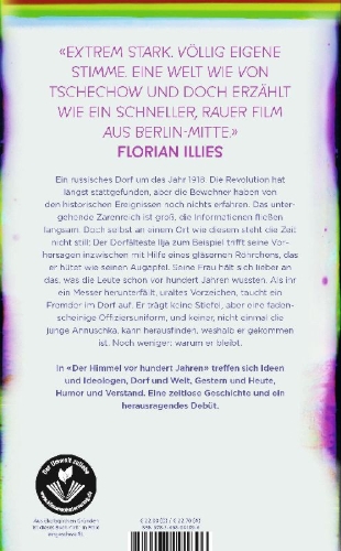 Buchcover und Innenansicht für das Buch: Der Himmel vor hundert Jahren