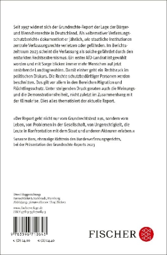 Buchcover und Innenansicht für das Buch: Grundrechte-Report 2024