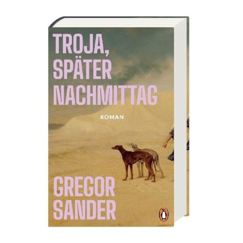 Buchcover und Innenansicht für das Buch: Troja, später Nachmittag