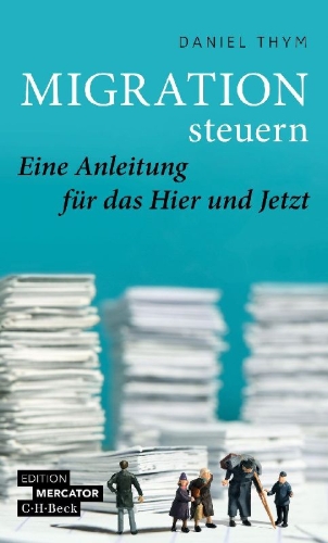 Buchcover und Innenansicht für das Buch: Migration steuern