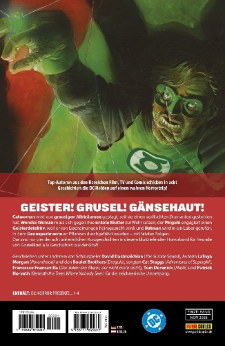 Buchcover und Innenansicht für das Buch: DC Horror Presents... #1-#4