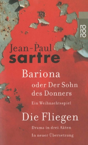 Buchcover und Innenansicht für das Buch: Bariona oder Der Sohn des Donners / Die Fliegen