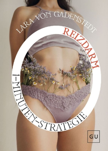 Buchcover und Innenansicht für das Buch: 1-Minuten-Strategie Reizdarm