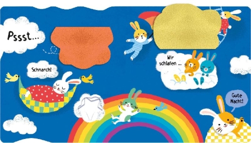 Buchcover und Innenansicht für das Buch: Babys erstes buntes Spielbuch