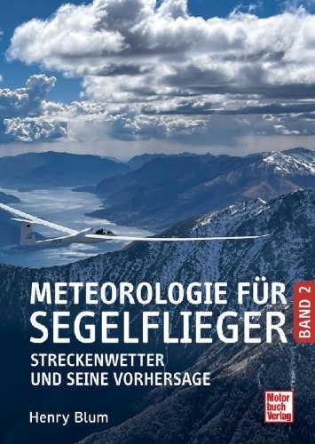 Buchcover und Innenansicht für das Buch: Meteorologie für Segelflieger Band 2