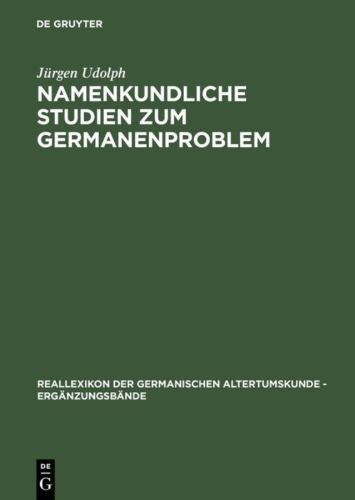 Buchcover und Innenansicht für das Buch: Namenkundliche Studien zum Germanenproblem
