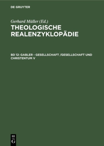 Buchcover und Innenansicht für das Buch: Gabler - Gesellschaft /Gesellschaft und Christentum V