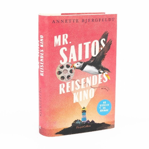 Buchcover und Innenansicht für das Buch: Mr. Saitos Rejsebiograf