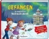 Buchcover und Innenansicht für das Buch: Gefangen im magischen Weihnachtshotel - Ein Escape-Adventskalender für Kids