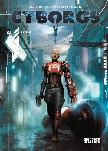 Buchcover und Innenansicht für das Buch: Cyborgs 3