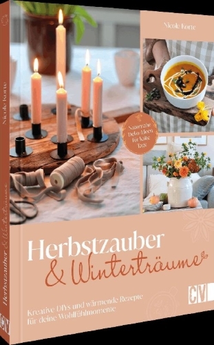 Buchcover und Innenansicht für das Buch: Herbstzauber und Winterträume