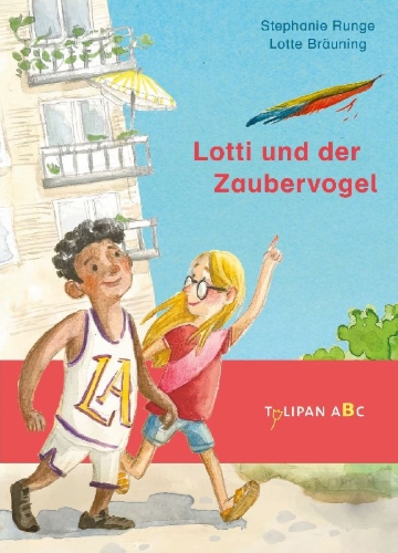 Buchcover und Innenansicht für das Buch: Lotti und der Zaubervogel