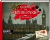 Buchcover und Innenansicht für das Buch: Entführung im Hyde Park - Ein Escape-Adventskalender für Einsteiger