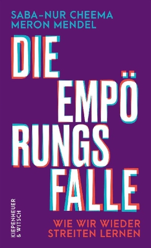 Buchcover und Innenansicht für das Buch: Die Empörungsfalle
