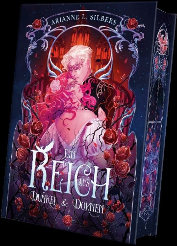 Buchcover und Innenansicht für das Buch: Ein Reich aus Dunkel und Dornen