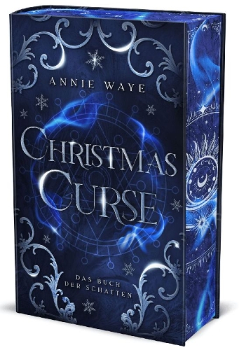 Buchcover und Innenansicht für das Buch: Christmas Curse: Das Buch der Schatten