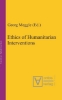 Buchcover und Innenansicht für das Buch: Ethics of Humanitarian Interventions