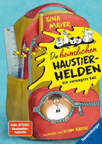 Buchcover und Innenansicht für das Buch: Die heimlichen Haustier-Helden, Band 1 - Ein vernagter Fall