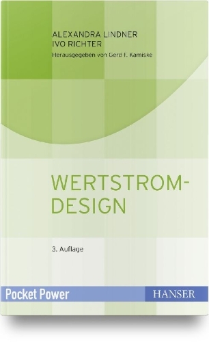 Buchcover und Innenansicht für das Buch: Wertstromdesign