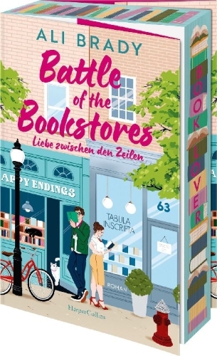 Buchcover und Innenansicht für das Buch: Battle of the Bookstores