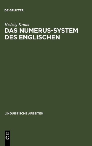 Buchcover und Innenansicht für das Buch: Das Numerus-System des Englischen