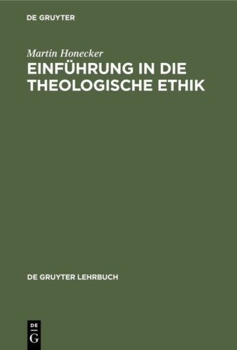 Buchcover und Innenansicht für das Buch: Einführung in die Theologische Ethik