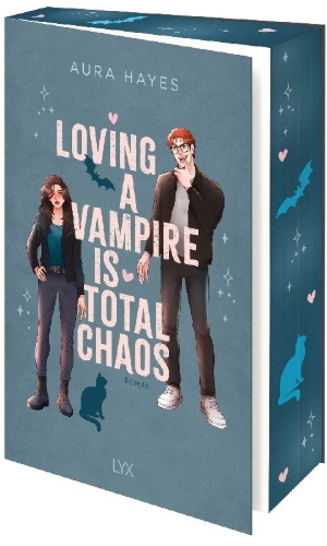 Buchcover und Innenansicht für das Buch: Loving A Vampire Is Total Chaos