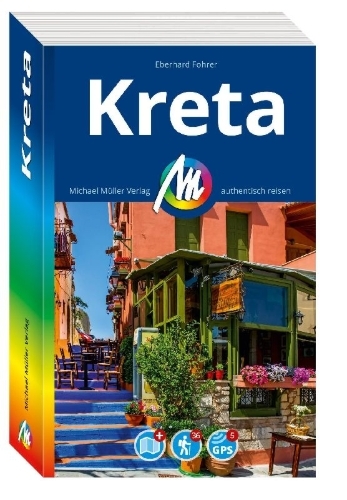 Buchcover und Innenansicht für das Buch: MICHAEL MÜLLER Reiseführer Kreta