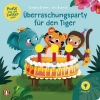 Buchcover und Innenansicht für das Buch: Puste mal die Lichter aus! - Überraschungsparty für den Tiger