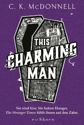Buchcover und Innenansicht für das Buch: This Charming Man