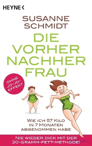 Buchcover und Innenansicht für das Buch: Die Vorher-Nachher-Frau