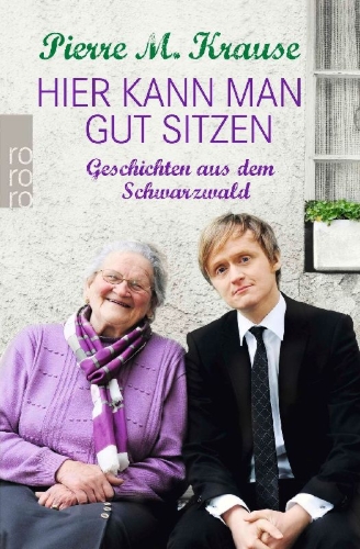 Buchcover und Innenansicht für das Buch: Hier kann man gut sitzen
